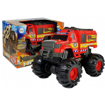 Požiarne auto Monster Truck 1:8 - červené